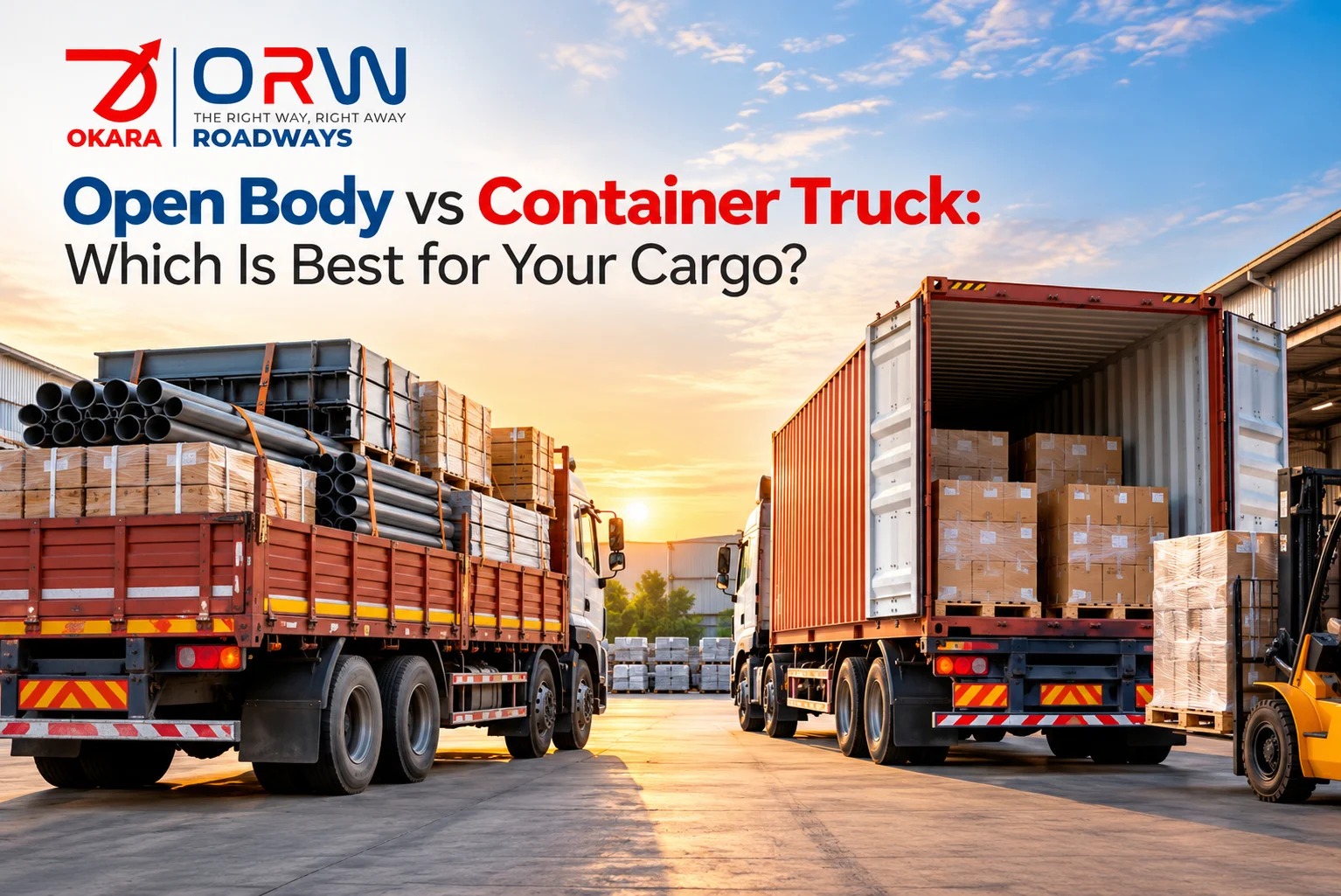 Open Body vs Container Truck